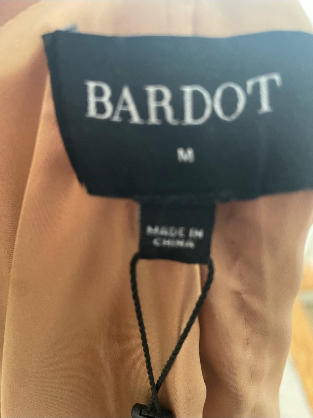 Bardot Camel Cutout Tailored Blazer - Picture 4 of 11